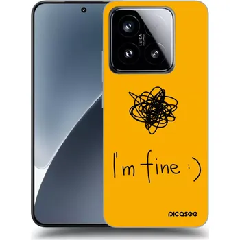 Pouzdro na mobilní telefon Picasee silikonový průhledný obal pro Xiaomi 15 - I am fine