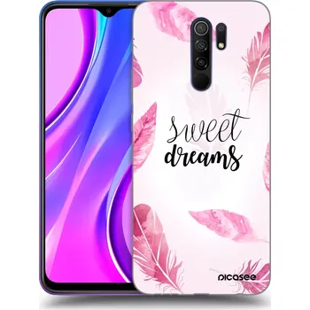 Pouzdro na mobilní telefon Picasee silikonový průhledný obal pro Xiaomi Redmi 9 - Sladké sny