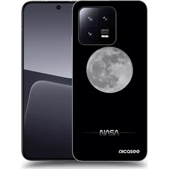 Pouzdro na mobilní telefon Picasee silikonový průhledný obal pro Xiaomi 13 - Moon Minimal
