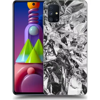 Pouzdro na mobilní telefon Picasee silikonový průhledný obal pro Samsung Galaxy M51 M515F - Chrome