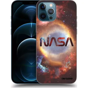Pouzdro na mobilní telefon Picasee silikonový průhledný obal pro Apple iPhone 12 Pro Max - Nebula