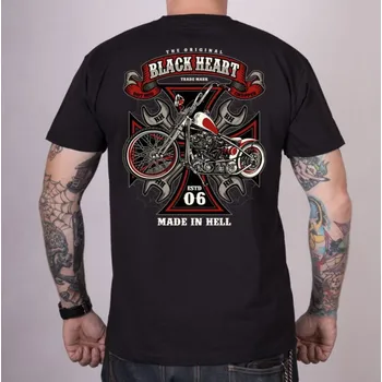 tričko street pánské - WRENCH CHOPPER - BLACK HEART - 19298 - XXL