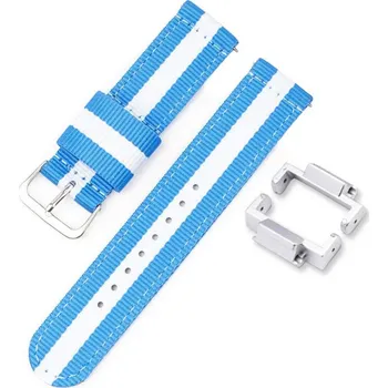 Řemínek na hodinky Textilní řemínek Ricardo 16mm (pro Casio G-Shock GA-2100/GA-2110, DW-5600, GW-6900), modrý, NATO, + adaptér