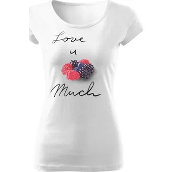 Dámské tričko Tričko s potiskem Love you Berry much dámské