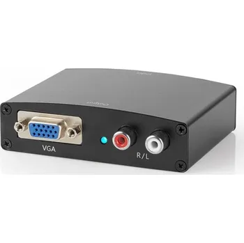 Video redukce NEDIS převodník HDMI na VGA/ 2x RCA/ černý