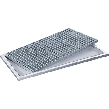 Rohožka Kovová rohož REO včetně rámu a vaničky (108 x 58 cm)