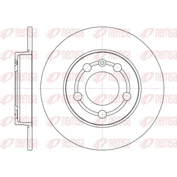 Brzdový kotouč Brzdový kotouč REMSA 6718.00