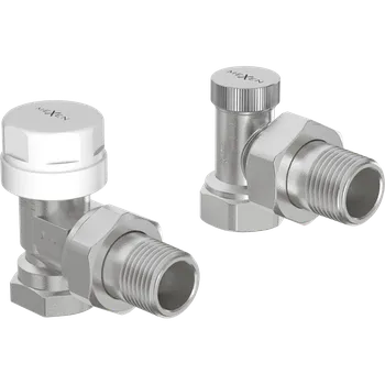 Ventil Mexen Uni-Term radiátorové ventily úhlové, nikl - W913-012-01 radiátorové ventily