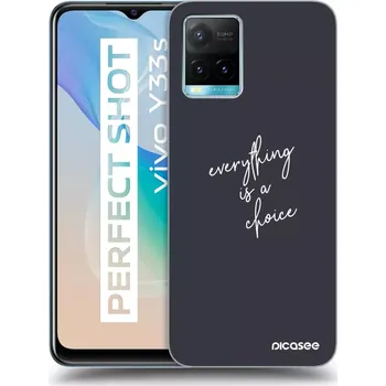 Pouzdro na mobilní telefon Picasee silikonový průhledný obal pro Vivo Y33s - Vše je na tobě