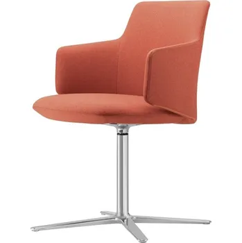 Křesílko MELODY MEETING 360,F25-N6 (4-ramenný ALU leštěný kříž, kluzáky)