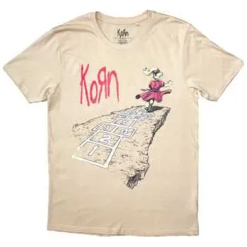 Merch Korn: Korn Unisex T-shirt: Follow The Leader Hopscotch (back Print) (large) L