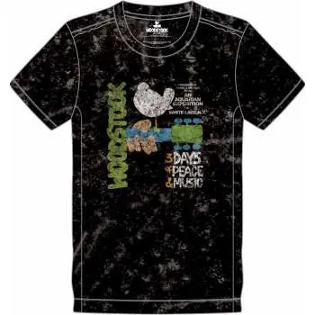 Pánské tričko Merch Woodstock: Tričko Plakát S