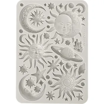 Forma na odlévání Stamperia Silikonová forma na odlévání A5 - slunce a měsíc