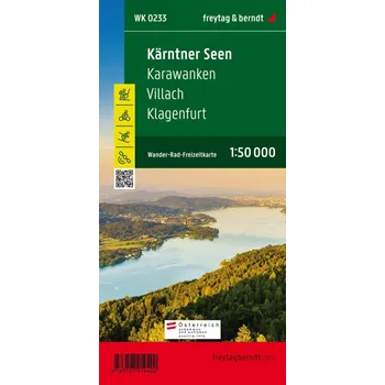 Korutanská jezera-Karawanken-Villach-Klagenfurt am Wörthersee 1:50 000 / turistická a cykl