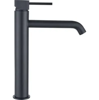 Vodovodní baterie Umyvadlová baterie vysoká Umyvadlová baterie páková form&style KUDA černá