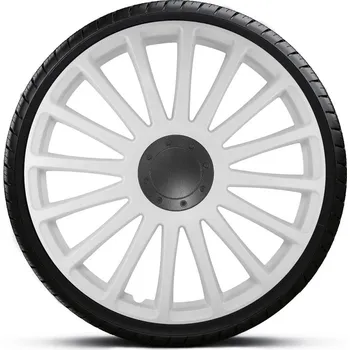 Poklice na kolo J-TEC Poklice na kola - kryty kol Grand Prix White 16" - sada 4 ks -