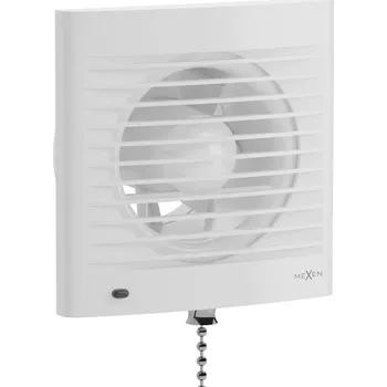 Domácí ventilátor Mexen EXS 100 koupelnový ventilátor, šňůrový spínač, bílý - W9604-100K-00 Koupelnové ventilátory