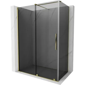 Mexen Velar sprchový kout posuvný 160 x 70 cm, grafit, zlatý - 871-160-070-41-50 Sprchové kouty