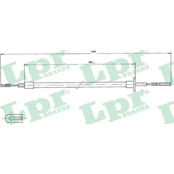 Spojkové lanko Tažné lanko, ovládání spojky LPR C0051C
