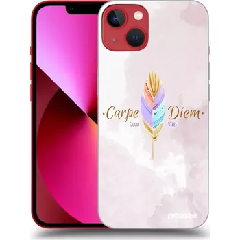 Pouzdro na mobilní telefon Picasee silikonový průhledný obal pro Apple iPhone 13 - Užívej dne