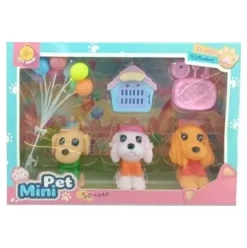 plyšák Pieski + akcesoria (pl, 2000, Merkpol)