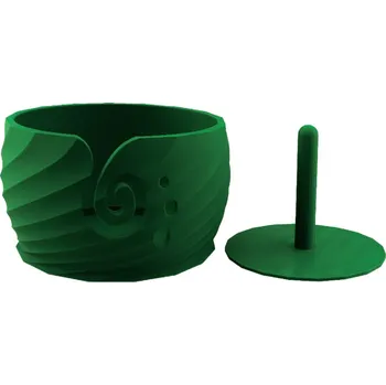 Organizér galanterie Pro Háčkování Sada miska s nástavcem OPTIK XL Listová Zelená