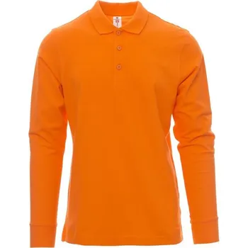 Pánské tričko Payperwear Pánská polokošile Verona s dlouhým rukávem Barva: Oranžová, Velikost: 3XL