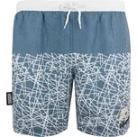 GUGGEN MOUNTAIN Pánské plavecké kraťasy ZM1609 S BÍLÁ|ŠEDÁ