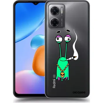 Pouzdro na mobilní telefon Picasee silikonový průhledný obal pro Xiaomi Redmi 10 5G - Earth - Sám doma