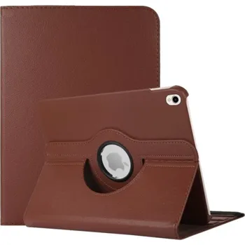 Pouzdro na mobilní telefon Otočné 360° ochranné pouzdro pro iPad 10,2" (2019-2021) / Air 3 (2019) / Pro 10,5" - hnědé