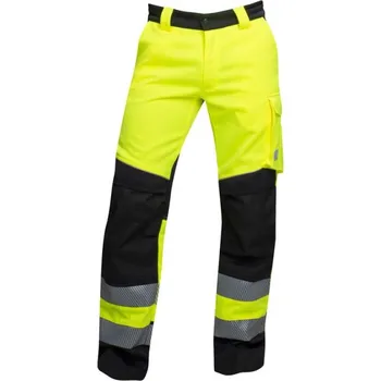 montérky Reflexní kalhoty ARDON®SIGNAL+ žluto-černé, velikost 46