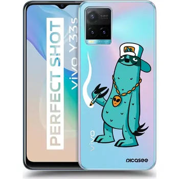 Pouzdro na mobilní telefon Picasee silikonový průhledný obal pro Vivo Y33s - Earth - Je mi fajn