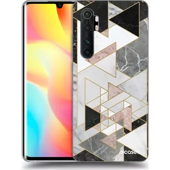 Pouzdro na mobilní telefon Picasee silikonový průhledný obal pro Xiaomi Mi Note 10 Lite - Light geometry