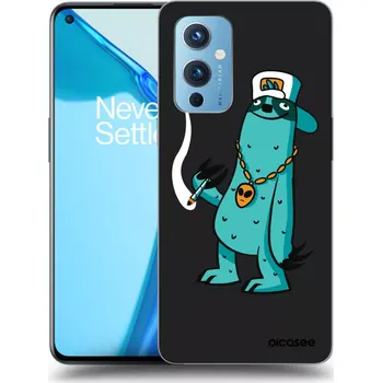 Pouzdro na mobilní telefon Picasee silikonový černý obal pro OnePlus 9 - Earth - Je mi fajn