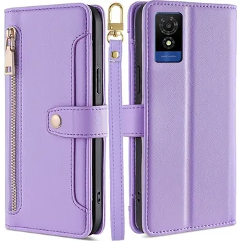 Pouzdro na tablet VSECHNONAMOBIL 109878 PASTEL Peněženkové pouzdro pro TCL 501 fialové