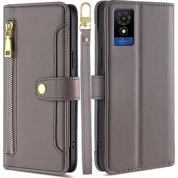 Pouzdro na tablet VSECHNONAMOBIL 109882 PASTEL Peněženkové pouzdro pro TCL 501 šedé