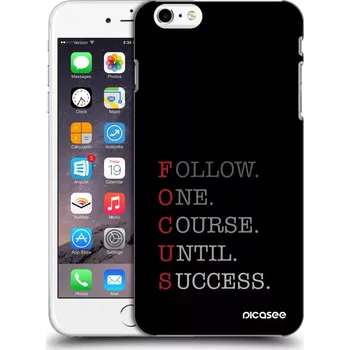 Pouzdro na mobilní telefon Picasee silikonový průhledný obal pro Apple iPhone 6 Plus/6S Plus - Focus