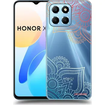 Pouzdro na mobilní telefon Picasee silikonový průhledný obal pro Honor X8 5G - Květinový vzor
