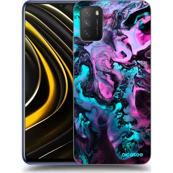 Pouzdro na mobilní telefon Picasee silikonový průhledný obal pro Xiaomi Poco M3 - Lean