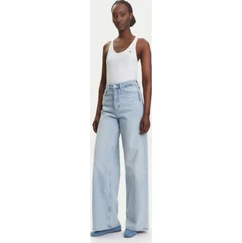 Tommy Jeans Top DW0DW20917 Bílá Regular Fit XS