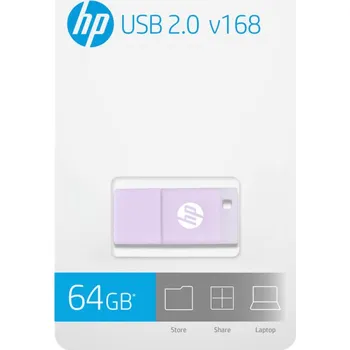 USB flash disk USB flash disk HP X168 USB-A USB 2.0 64 GB Fialová