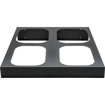 Odpadkový koš Kovová základna pro koše 4 dílný - 2 x 28 l + 2 x 45 l