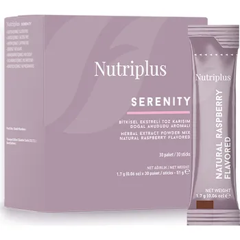 Čaj Farmasi Nutriplus Serenity s malinovou příchutí 30x 1,7 g