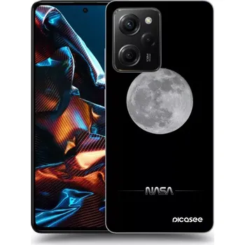 Pouzdro na mobilní telefon Picasee silikonový černý obal pro Xiaomi Poco X5 Pro - Moon Minimal