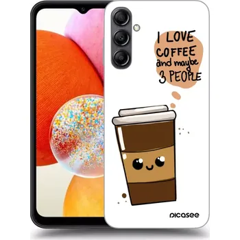 Pouzdro na mobilní telefon Picasee silikonový průhledný obal pro Samsung Galaxy A16 5G - Cute coffee