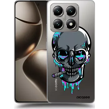 Pouzdro na mobilní telefon Picasee silikonový průhledný obal pro Xiaomi 14T - EARTH - Lebka 3.0