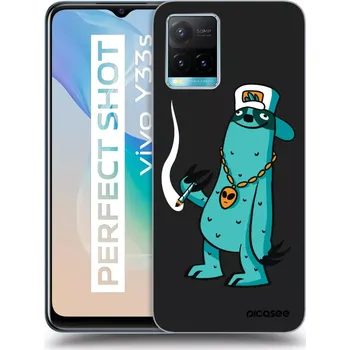 Pouzdro na mobilní telefon Picasee silikonový černý obal pro Vivo Y33s - Earth - Je mi fajn
