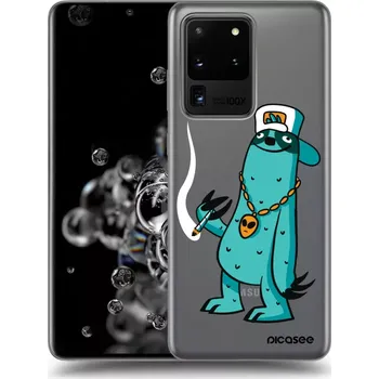 Pouzdro na mobilní telefon Picasee silikonový průhledný obal pro Samsung Galaxy S20 Ultra 5G G988F - Earth - Je mi fajn