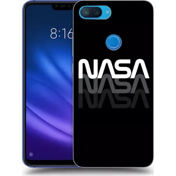 Pouzdro na mobilní telefon Picasee silikonový průhledný obal pro Xiaomi Mi 8 Lite - NASA Triple
