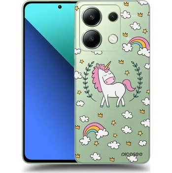 Pouzdro na mobilní telefon Picasee silikonový průhledný obal pro Xiaomi Redmi Note 13 5G - Unicorn hvězdné nebe